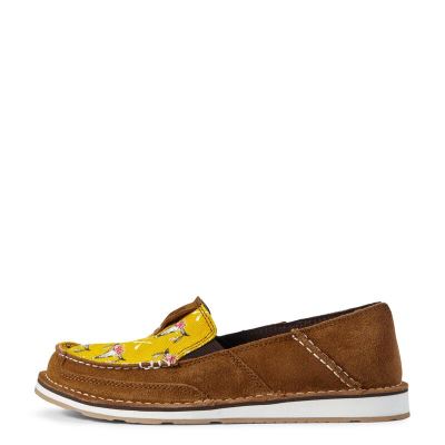 Ariat Cruiser Kahverengi / Hardal Sarısı Loafer Ayakkabı Bayan (35001-202)